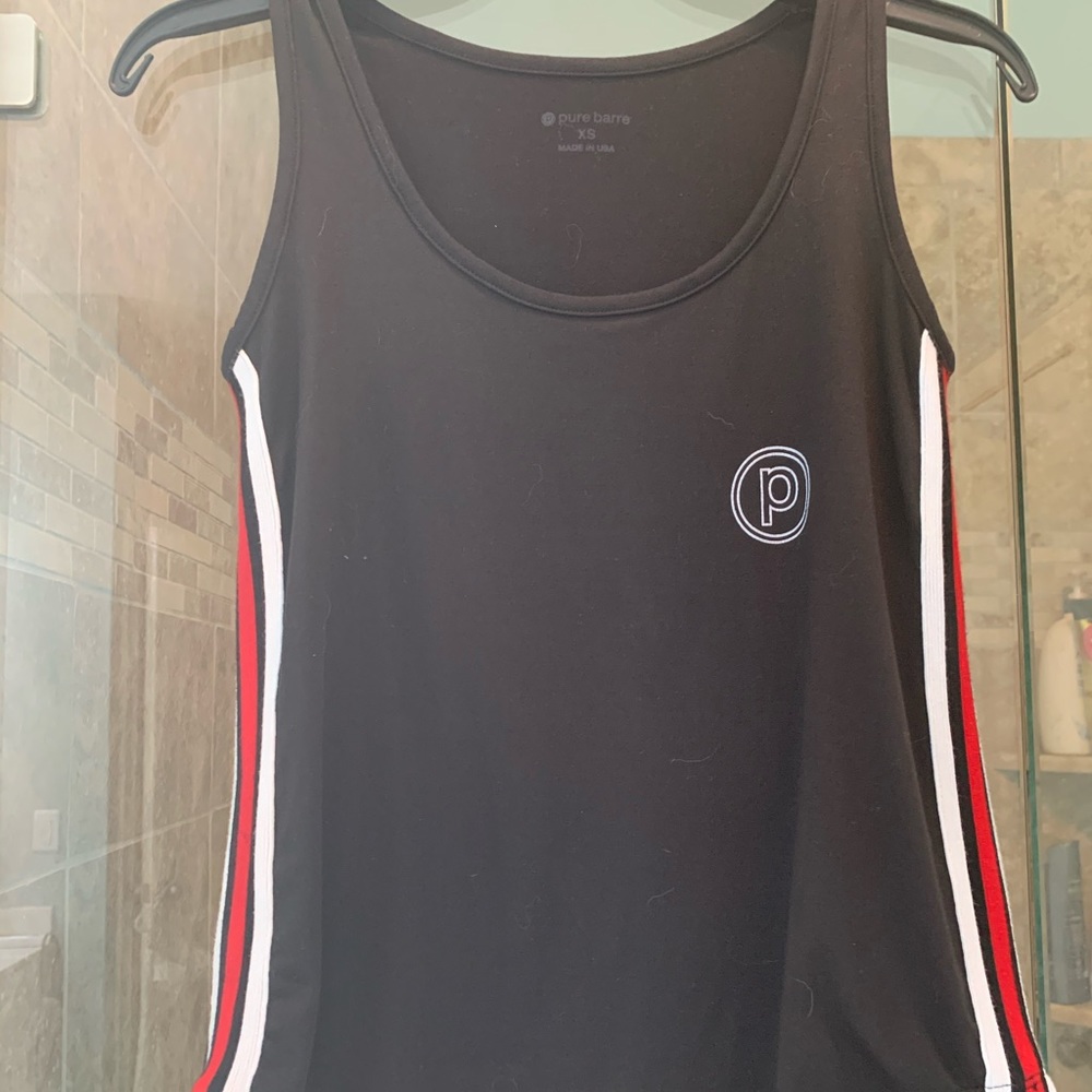 Pure Barre Racing Stripe Tank